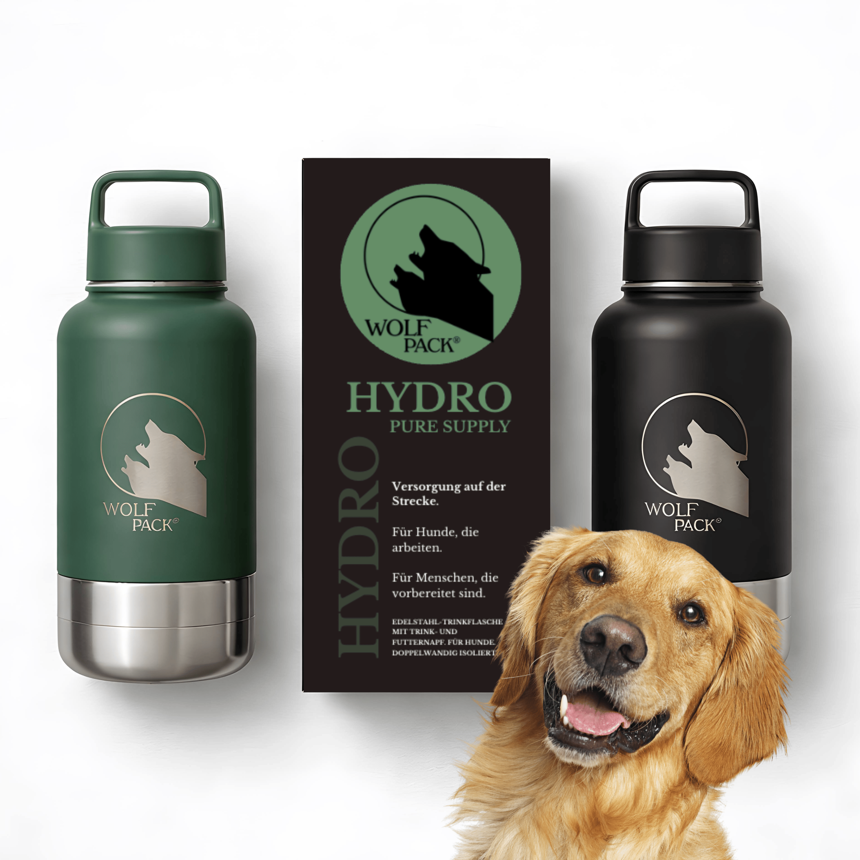 Wolf Pack® Sonstiges Wolf Pack® Hydro - Trinkflasche für unterwegs