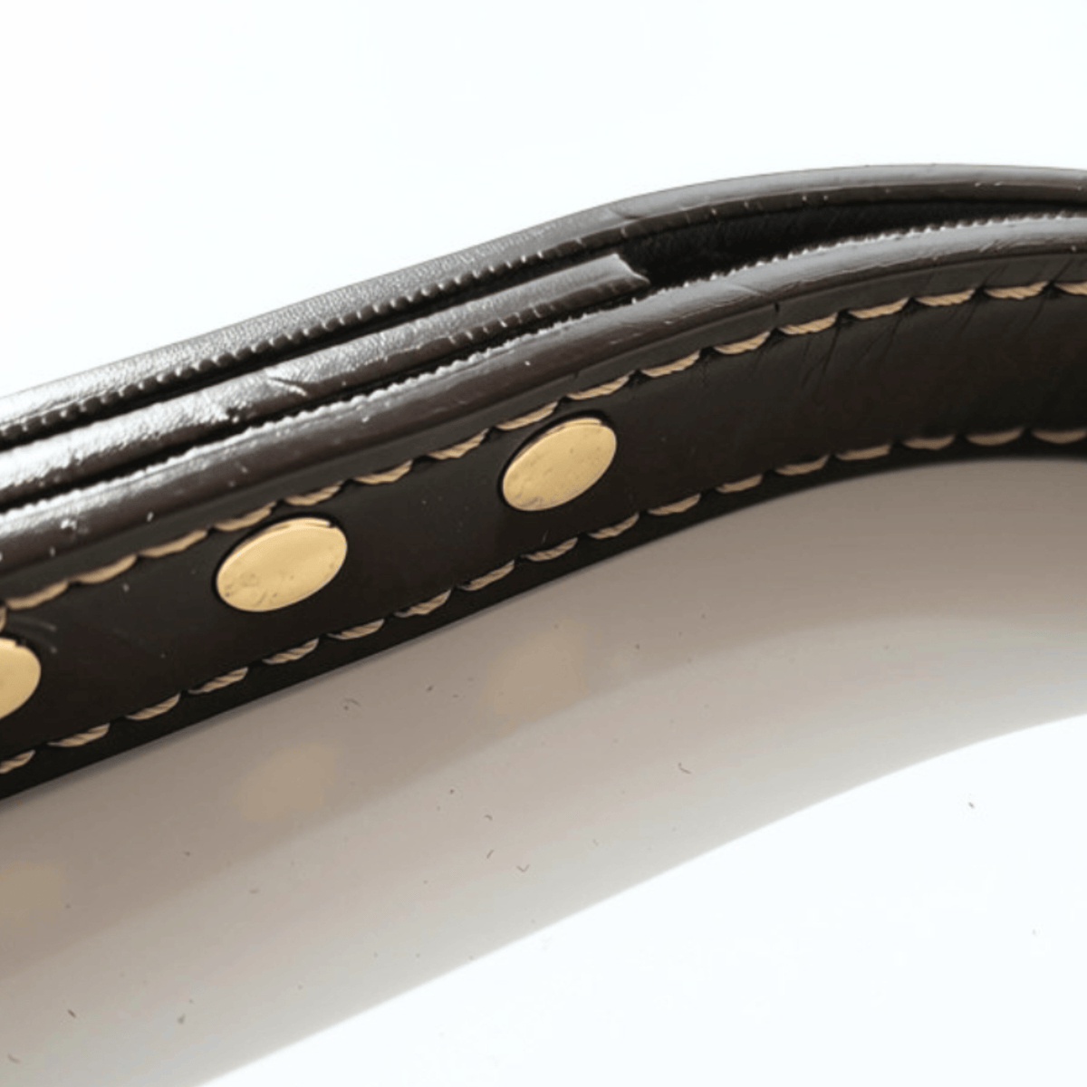 vonSalzburg® Leinen vonSalzburg® Dog Lederleine | Hundeleine mit Leder-Oberseite Espresso, Karabiner in Roségold, 1,46 m