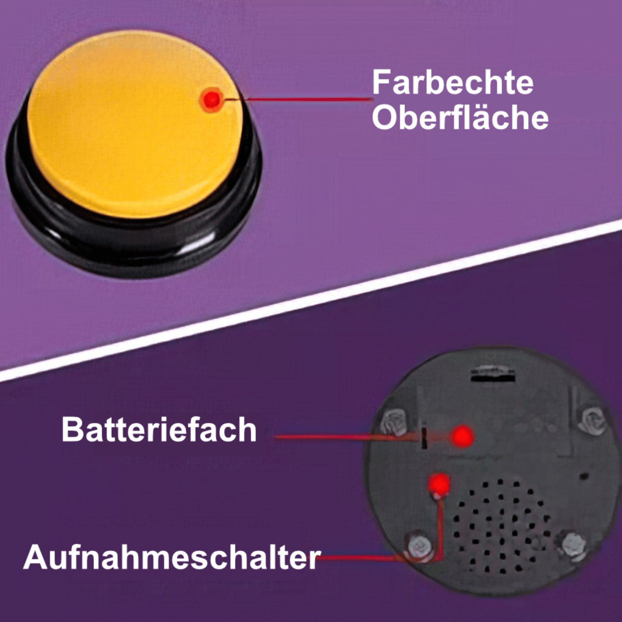 Good4Pets Store Sonstiges Training Buttons für Haustiere, einzeln