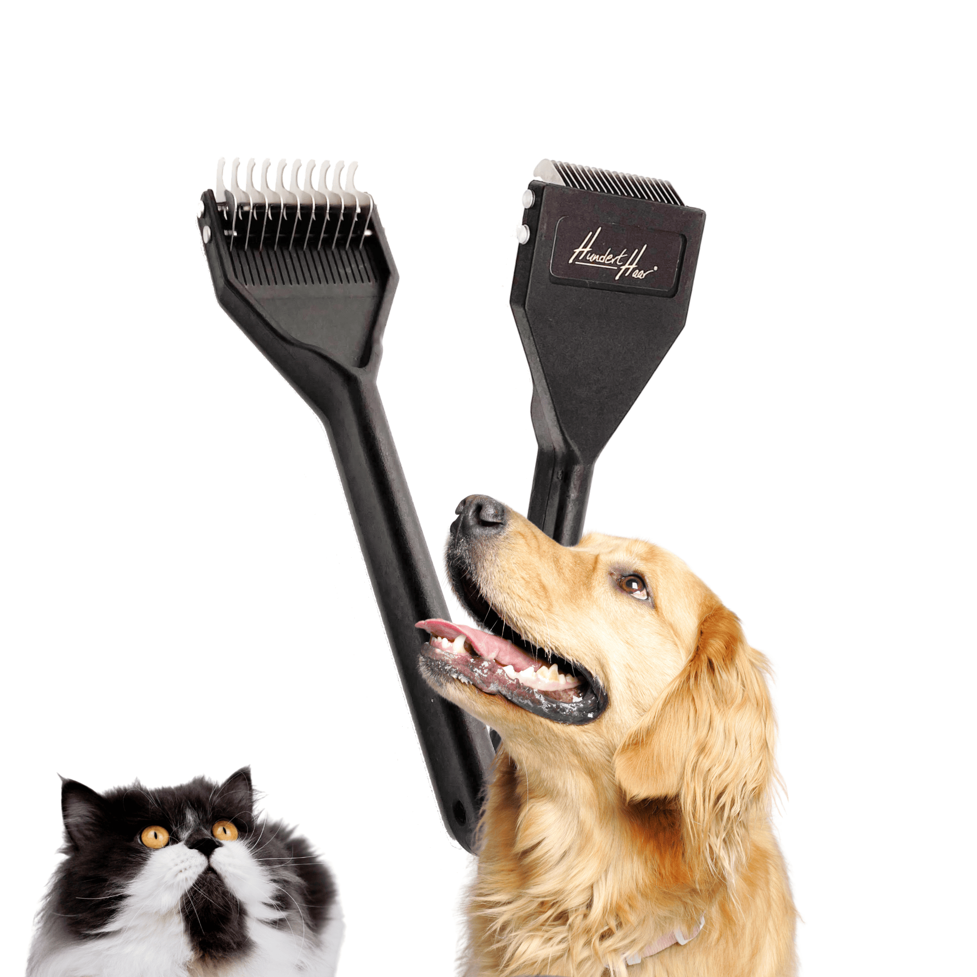 HundertHaar® Fellpflege HundertHaar® Trimmstriegel für Hunde und Katzen