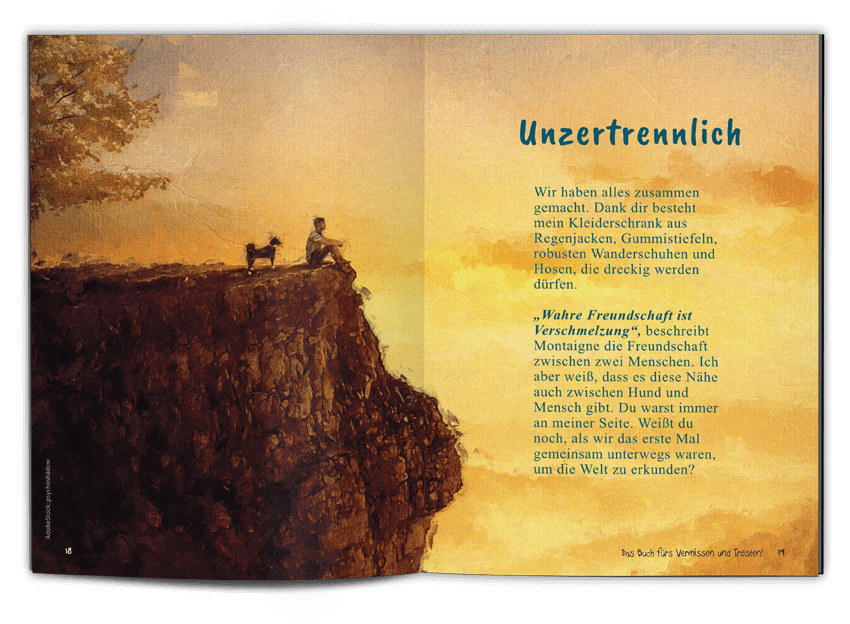 Good4Pets Store Bücher Das Buch fürs Vermissen und Trösten! (Print, Buch)