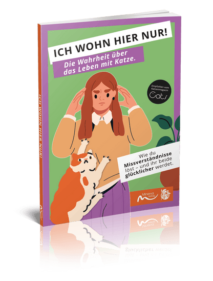 Good4Pets Store Bücher ICH WOHN HIER NUR! Die Wahrheit über das Leben mit Katze  (Print,Buch)