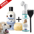 HundertHaar® Bundle HundertHaar® Komplett-Fellpflegeset C XL (Shampoo + Bürste + Striegel Typ C + Zauberschaum)