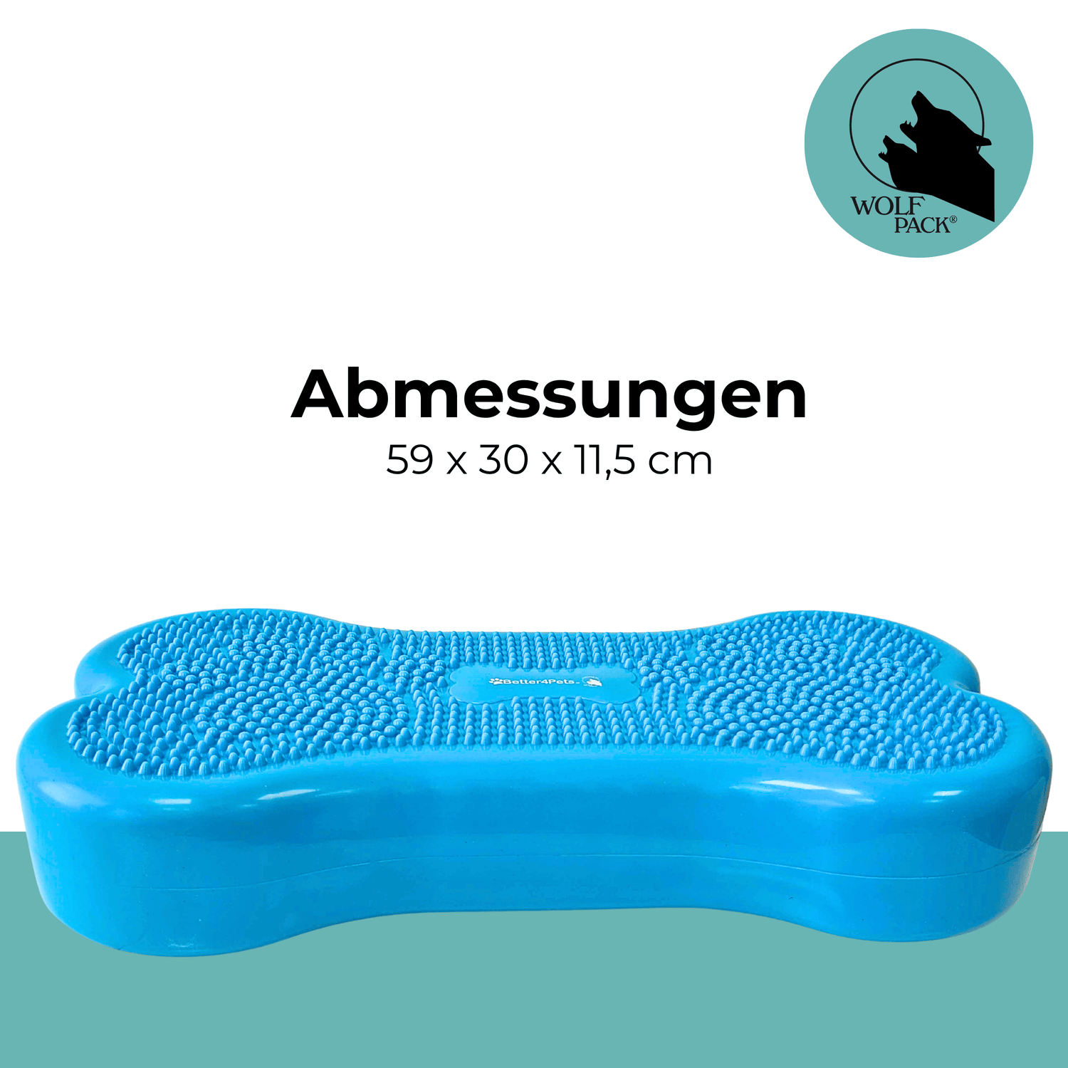 Wolf Pack® Physioprodukte Wolf Pack® BLUE | Better4Pets-Edition - Fitness Dog Bone/Trainingsgerät für Hunde