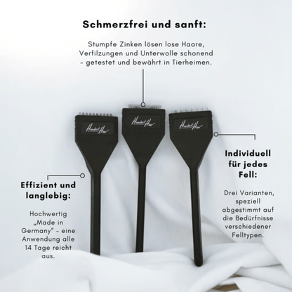 HundertHaar® Fellpflege HundertHaar® Trimmstriegel für Hunde und Katzen