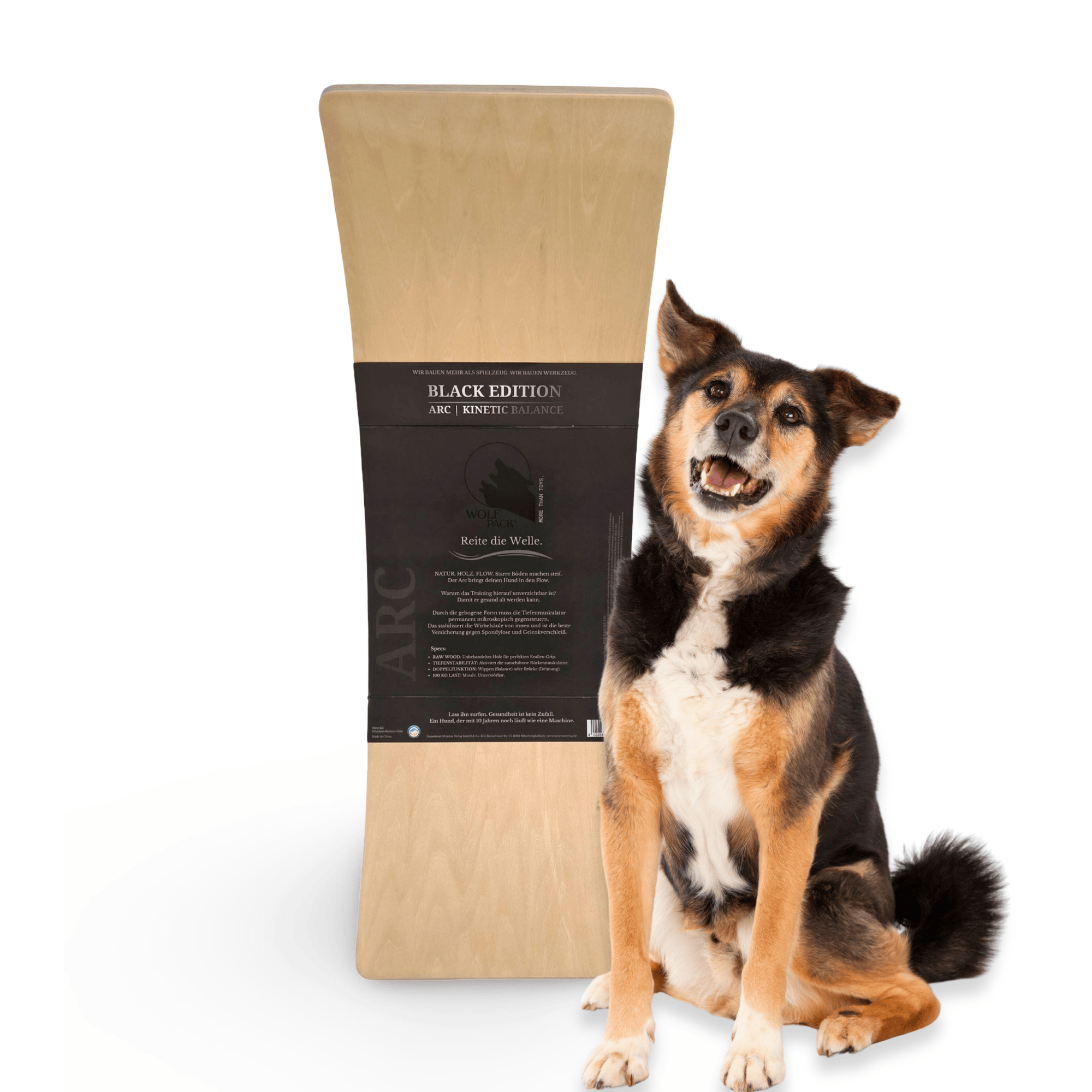 Wolf Pack® Physioprodukte Wolf Pack® ARC  | Black Edition - Balance Board/Trainingsgerät für Hunde
