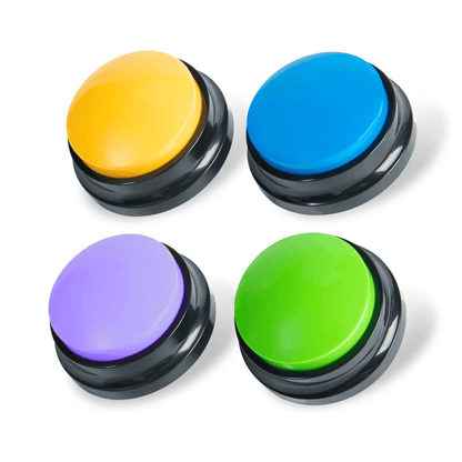 Good4Pets Store Sonstiges Training Buttons für Haustiere, 4er Set (versch. Farben)
