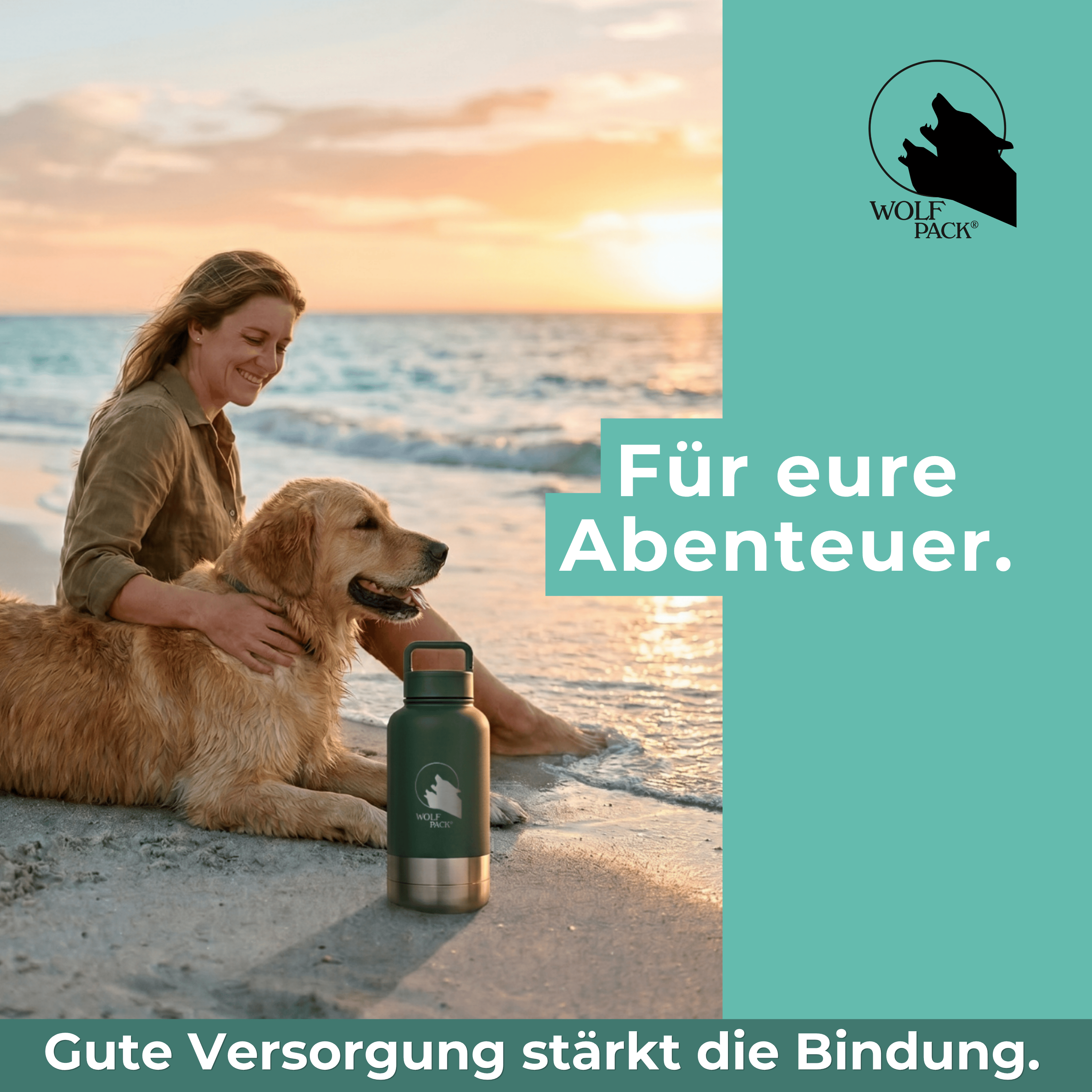 Wolf Pack® Sonstiges Wolf Pack® Hydro - Trinkflasche für unterwegs