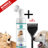HundertHaar® Bundle HundertHaar® Fell- und Pfotenset C (Striegel Typ C + Zauberschaum)