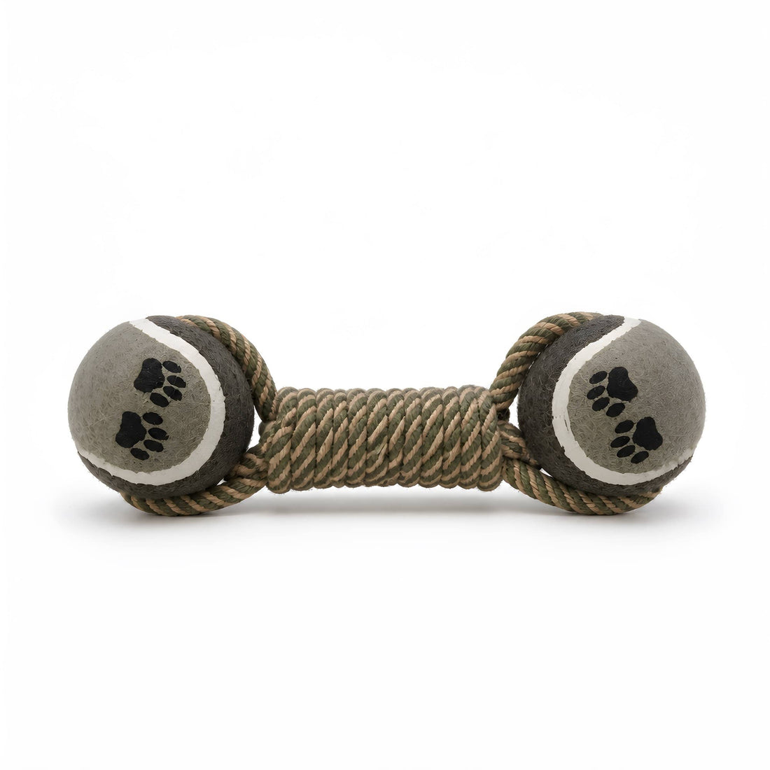 Good4Pets - Edition Hundespielzeug Luxuszergel für Hunde, Seilspielzeug mit zwei Bällen, 22 cm